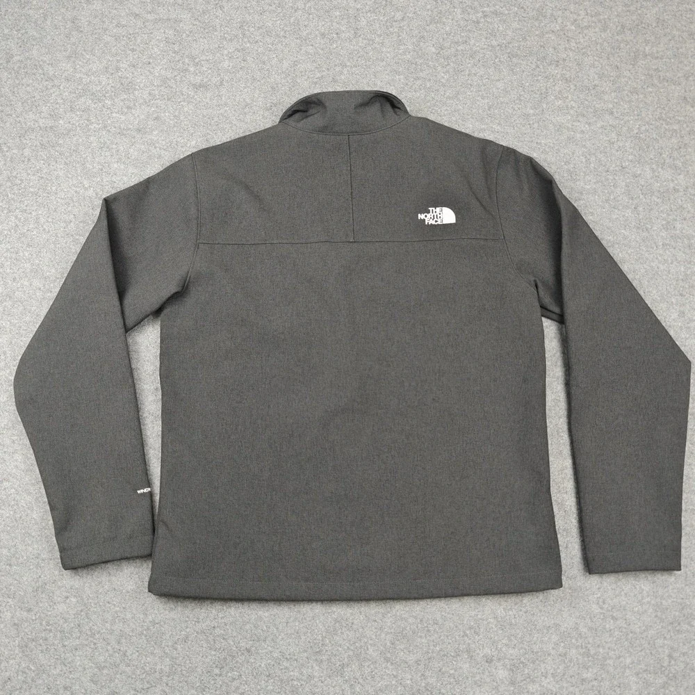 The North Face‎ Jacket Mens Large Gray Windwall Softshell Full Zip NF0A4R2ADYZ